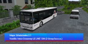 OMSI 2 | StÅ™edoÄesko v2.1 | Iveco Crossway LE LINE 13 (Z-Group bus a.s.) | Linka 75528
