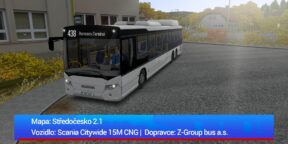 OMSI 2 | StÅ™edoÄesko v2.1 | Scania Citywide 15M CNG (Z-Group bus a.s.) | Linka 438