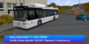 OMSI 2 | StÅ™edoÄesko v2.1 | Scania Citywide 12M CNG (Z-Group bus a.s.) | Linka 438