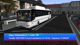 OMSI 2 | StÅedoÄesko v2.1 | SOR CNG 12 Euro6 (22-1014) (Z-Group bus a.s.) | Linka 755