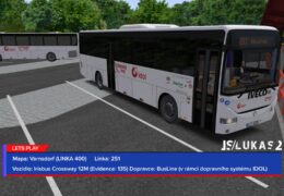 OMSI 2 | Varnsdorf (Linka 400)| Irisbus Crossway 12M (Evidence: 135) | BusLine | Linka 251