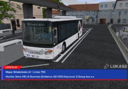 OMSI 2 | Středočesko 2.1 | Setra 415 LE Business (Evidence: 63-1301) | Z-Group bus a.s.| Linka 755